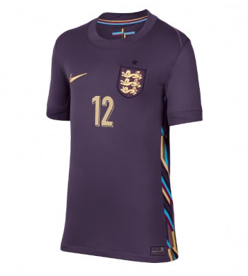 England Kieran Trippier #12 Udebanetrøje Dame EM 2024 Kortærmet